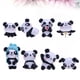thumbnail image 3 of IDEANATEGRATE 8Ud Push Pin De Plástico Con De Panda Para Documentos Y Mapas Variados, 3 of 8