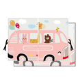 thumbnail image 1 of Magnetic Cartoon Car Rear Side Sunshade Window Curtain Children Sun Visor Heat Insulation Sun Blind Giraffe, 1 of 5