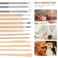thumbnail image 2 of 14-in-1 Professional Clay Tools Kit for Daily Use with Durable Wood Metal and Zippered Bag Case, 2 of 8