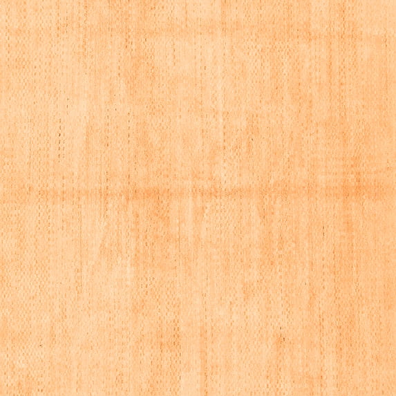 Ahgly Company Indoor Square Solid Orange Modern Area Rugs, 3' Square