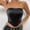 Black, variant on Womens Tank Tops Women's Fashion Solid Slim Backless Tanks Top Short Breast Wrap Vest