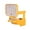 Orange, variant on 3/4/5/8inch LED Working Light Portable Battery Lighting Working Light Flashlight Emergency Lighting Hand Camping Light