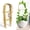 U-Trellis, variant on PETGLE 16" Natural Bamboo Plants Trellis U-Hoop,Bamboo Gaeden Trellis U-Shape for Climbing Plant Support-10PCS