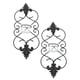 thumbnail image 5 of Candelabro Para Colgar En La Pared, Candelabro Colgante De Hierro, Fijación Colgante, Hierro Anique, 2 Piezas Con Vela De Vidrio Para Cuarto De Ducha, 5 of 7