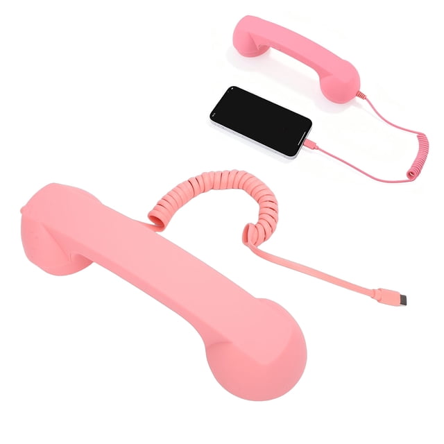 Auricular De Teléfono Retro, Auricular De Teléfono Con Cable Tipo C Con Altavoz De Alta Fidelidad Y Micrófono Con Cancelación De Ruido, IOS 17, Teléfonos , , Tabletas,