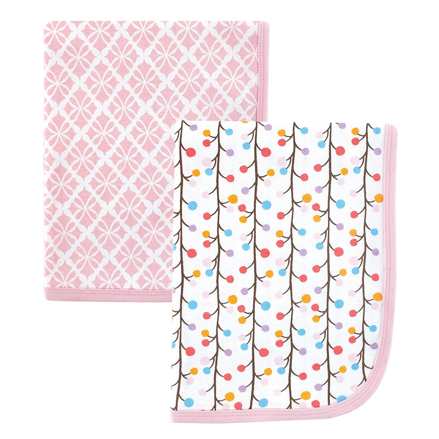 Hudson Baby 3-Pack Dream Muslin Swaddle Blanket in Pink ...
