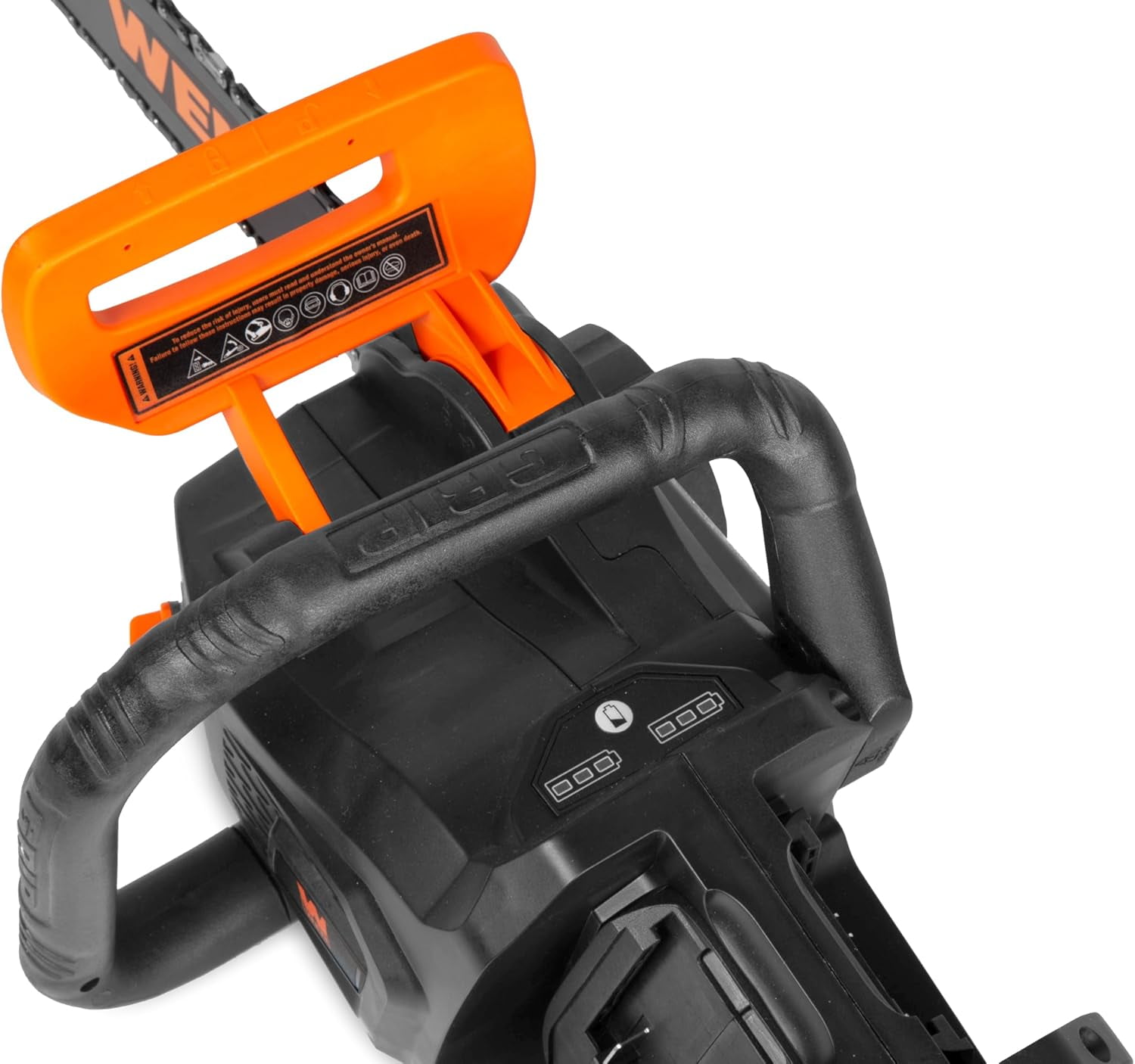WEN 2x20v Brushless ChainSaw with 2x 4Ah lithium batteries (20754)