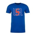 thumbnail image 2 of USA T-shirts, Men's 4th of July Shirts, Red White and Blue Patriotic Shirts - Royal MH200PATROIT S12 2XL, 2 of 3