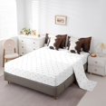 thumbnail image 5 of Homewish Animal Cow Print 7-Piece Twin Bedding Set - Brown White Farmhouse, 5 of 8