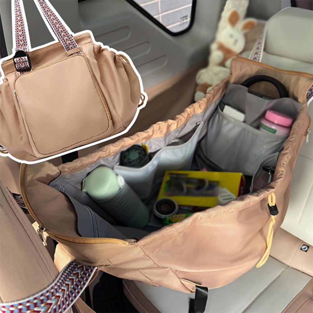 Multi-functional Large-Capacity Tote Backpack for Travel & Mommy & Daily Use, 2 in 1 Versatile Cradle Backpack Diaper Bag for Women Mom Outdoor, Convertible Lightweight with Multiple Pockets