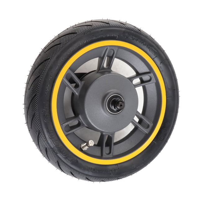 Roue avant de Trottinette Électrique 10 Pouces, Roue Auxiliaire de Remplacement Réutilisable pour Trottinette Électrique G30