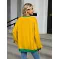 thumbnail image 3 of IWEMEK Womens Sweatshirt Casual Winter Oversize Pullover for Ladies Tops Going Out Yellow T-Shirts Size L, 3 of 7