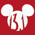 thumbnail image 2 of Men's Mickey & Friends Half Marathon 13.1 Logo Pull Over Hoodie, 2 of 4