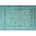 thumbnail image 1 of Ahgly Company Indoor Rectangle Persian Light Blue Traditional Area Rugs, 8' x 12', 1 of 4
