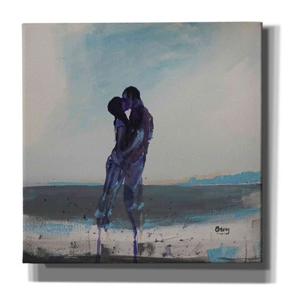 Epic Graffiti 'Before Sunrise' by Oscar Alvarez Pardo, Canvas Wall Art, 12"x12"