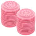 thumbnail image 3 of Eyelash Glue Holders 100Pcs Pink Plastic for False Lashes and Lash Extensions 2x2x0.2in, 3 of 9