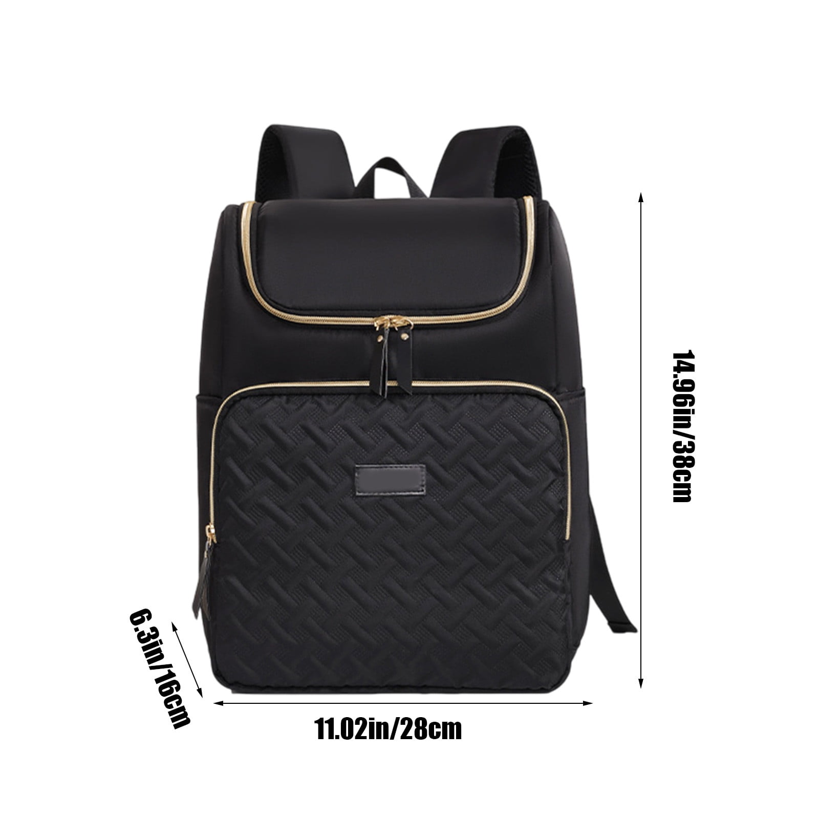 Fufafayo Large Capacity Mom Backpack, Thermal Insulation Little One Supplies Bag, Multi-Pocket Picnic Organizer, Multifunctional Travel Diaper Bag for Maternity Hospital Gym