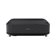 Epson EpiqVision Ultra Short Throw LS300 3LCD Smart Laser Projector, 3600 Lumens Color & White Brightness, HDR, Android TV, Yamaha Speakers, Bluetooth, Sports, Gaming, Movies - Black (Renewed)