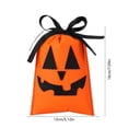 thumbnail image 4 of Chmadoxn 7" Halloween Reusable Cloth Tote Bag, Small Fabric Gift Bag for Kids Candy and Snacks, Portable Party Favor Souvenir Pouch with Sturdy Handle, Halloween Decor, 4 of 7