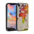 thumbnail image 1 of Oil-Paints-World-Map-258 Phone Case, Degined for iPhone XR Case Men Women, Flexible Silicone Shockproof Case for iPhone XR, 1 of 1