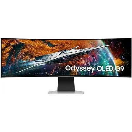 Open Box SAMSUNG 49" Odyssey OLED G9 Curved Gaming Monitor 240Hz LS49CG954SNXZA - Black