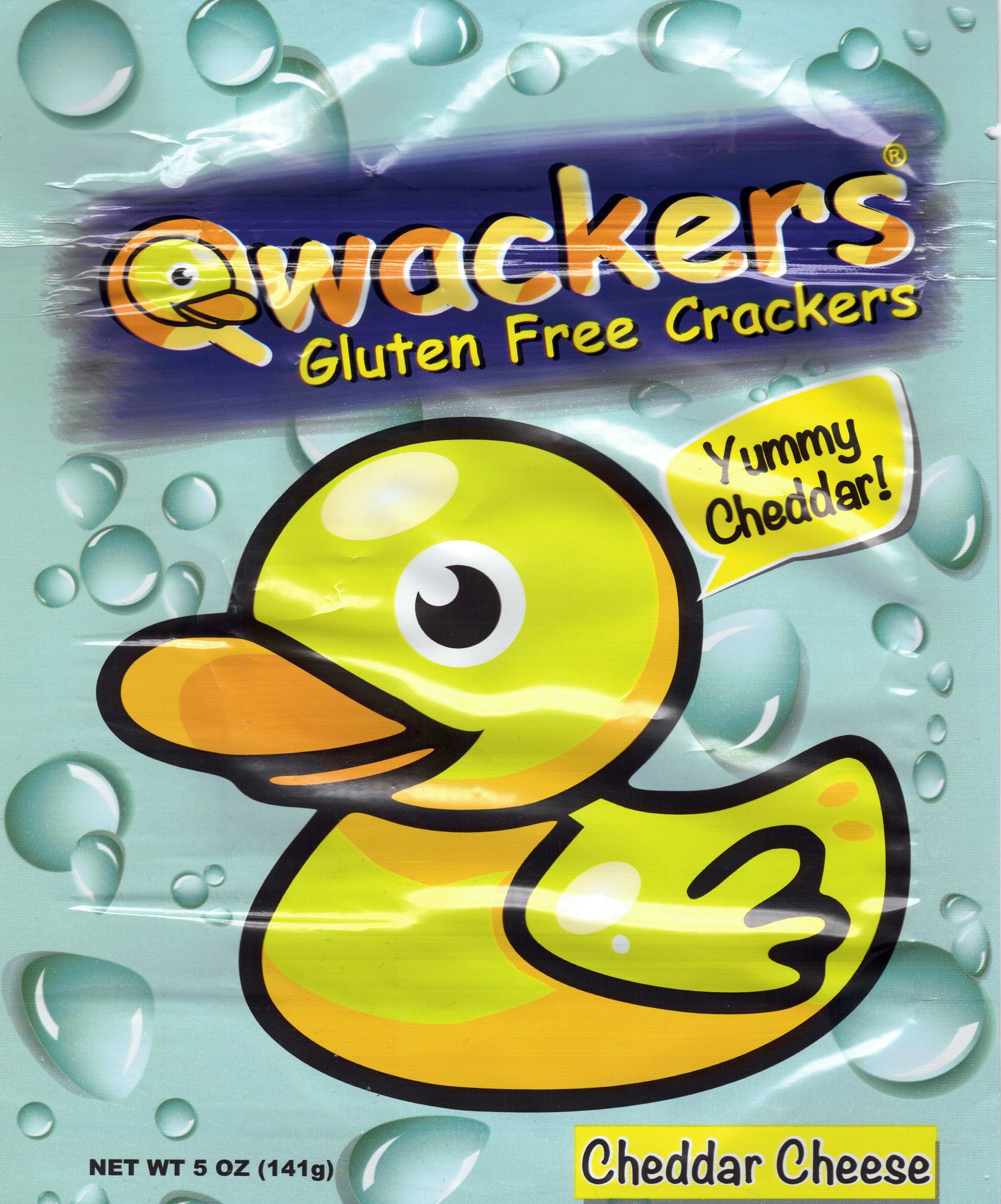 Qwackers Crackers Cheddar Cheese 5 oz Bag