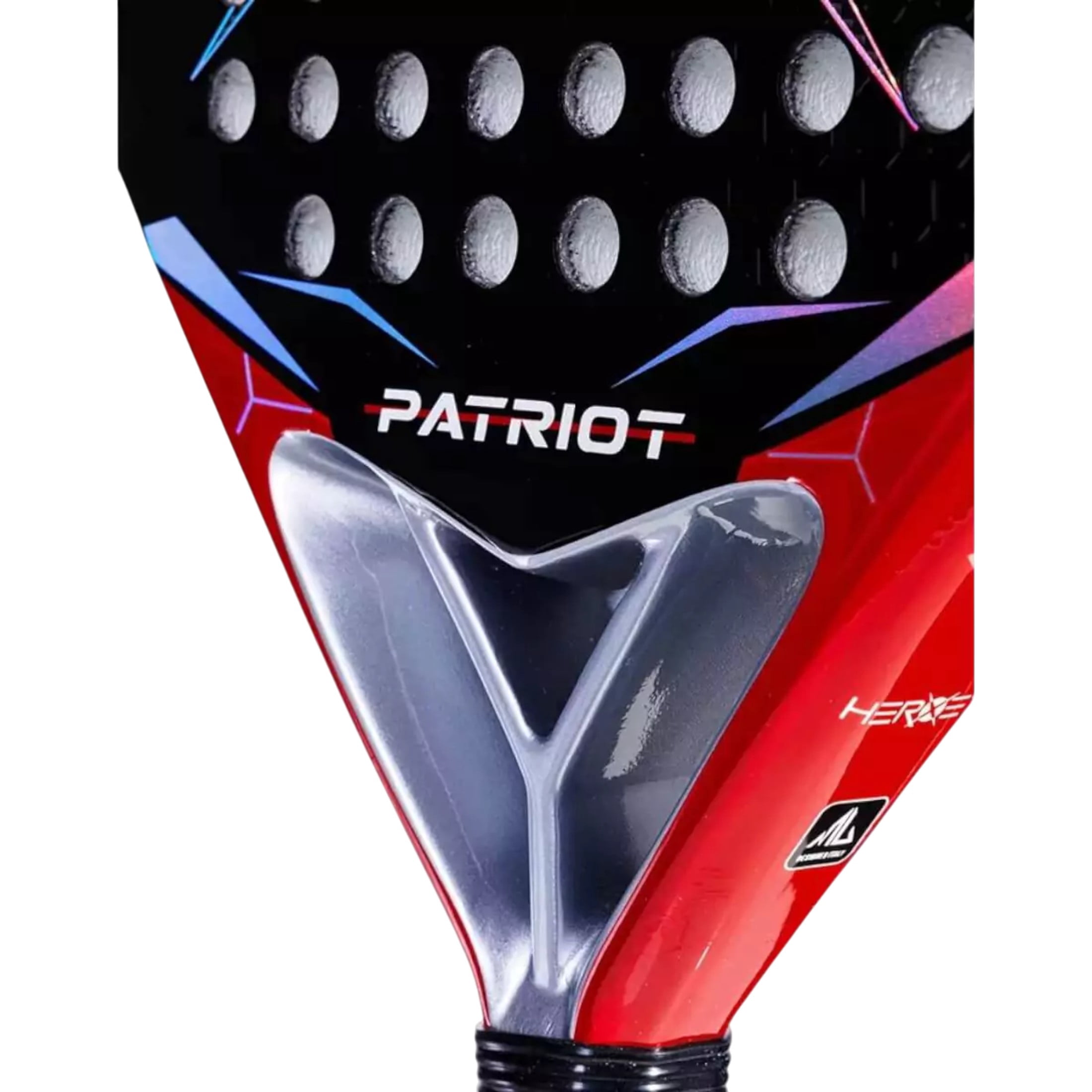 Heroe's Brand Italia PATRIOT HYPER 2025 Padel Racket – 3K Carbon & Y-Frame Stability
