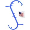 Body Back Buddy Classic Handheld Manual Massage Cane USA Made-Full Body Pressure & Trigger point massage tool for Deep Tissue Pain Relief -Dual Massage Hooks for Back, Shoulder, Neck (Blue)