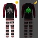thumbnail image 1 of Pijama a juego de Navidad luminoso brillante, conjunto de pijamas navideños, We Are Family Tree, 1 of 4
