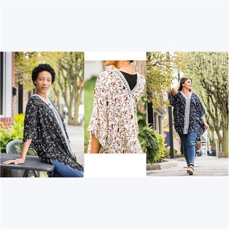 

Youngs 42048 Lace & Floral Kaftan Assorted Color - 3 Piece