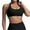 Black, variant on Bras for Women Bra Women Workout Bras Medium Low Support Seamless Open Back Gym Padded Yoga Crop Top for Wear Clear L