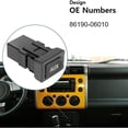 thumbnail image 2 of Cars Adapter Part Aux Port Adapter for Toyota Vehicles Number 86190-06010, 2 of 9