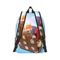 thumbnail image 7 of Geaub trip to london durable canvas backpack: stylish, lightweight, and spacious with adjustable straps, 7 of 7