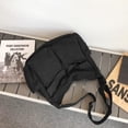 thumbnail image 3 of Aesthetic Cute Messenger Bag for School Vintage Black Canvas Crossbody for Women Shoulder Laptop Bag, 3 of 6
