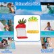 thumbnail image 5 of Flotadores inflables para piscina con hamaca, 2 uds., con diseño de frutas, cómoda silla flotante para adultos y niños, 5 of 5