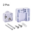 thumbnail image 3 of Interruptor de luz de puerta de armario interruptores momentáneos normalmente cerrados 110-250V 2A blanco 2 piezas, 3 of 4