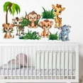 thumbnail image 3 of Gotsafety Baby Animal Wall Stickers - Premium Vinyl Jungle Animal Wall Decals for Nursery & Classroom - Safari Decals for Kids Room Animal Wall Decor - Easy Application Adhesive Decals, 3 of 8