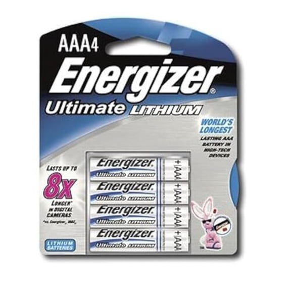 Energizer L91BP-8 Ultimate Lithium AA Batteries (8-Pack) AA8