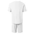 thumbnail image 6 of Men'S T Shirt And Shorts Set 2 Piece Outfits Classic Fashion Summer Tracksuits Casual Sportwear Set White XXXL, 6 of 7