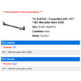 thumbnail image 2 of Tie Rod End - Compatible with 1977 - 1983 Mercedes-Benz 240D 1978 1979 1980 1981 1982, 2 of 2