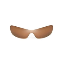 Walleva Brown Polarized Replacement Lenses for Oakley Antix Sunglasses