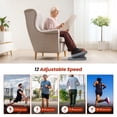 thumbnail image 5 of Under Desk Elliptical Machine, Quiet & Portable Leg Ellipse Exerciser with Remote Control & 12 Adjustable Speeds, Elliptical Exercise Machine with Dual Modes for Home Office Fitness, 5 of 13