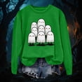 thumbnail image 6 of Godom Halloween Womens Sweatshirts Ghost Graphic Long Sleeve Tops Loose Fit Fall Cute Thick Shirts Winter Outfits Trendy Clothes, 6 of 7