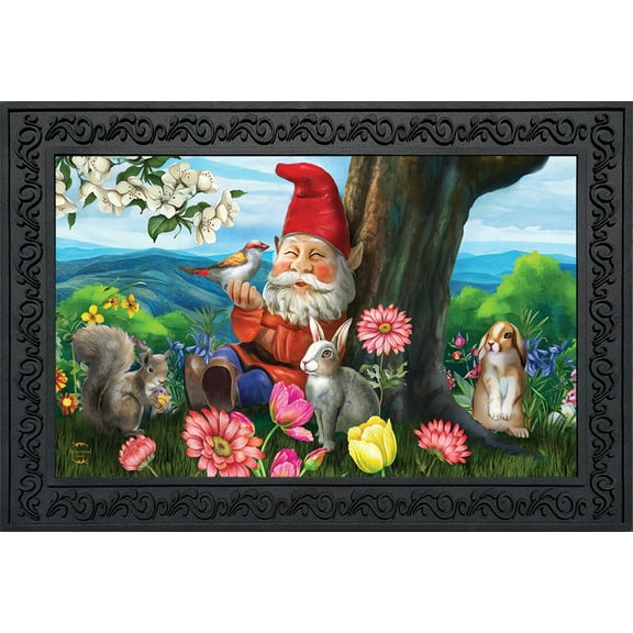 Briarwood Lane Garden Gnome Spring Doormat