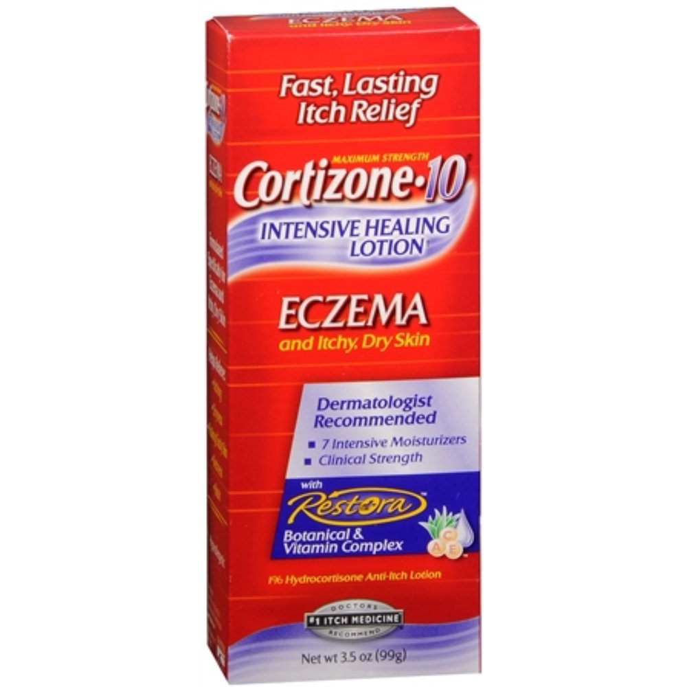 Cortizone10 Intensive Healing Lotion Eczema/Dry Skin 3.50 oz (Pack of