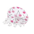 thumbnail image 2 of Toothbrush Holder Stand Storage Rack Toothpaste Holder Bathroom Wall Mounted Multi Slot Cherry, 2 of 6