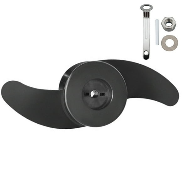 Graflsoa Electric Outboard Motor Propeller Kit - 2/3 Blade Options for 28-88lb Thrust, PVC Material, Sizes S/L, Enhanced Boating & Fishing Experience