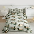 thumbnail image 2 of Feelyou Animal Kids Full Size Comforter Sets, Woodland Wildlife Duck Bedding Sets, 3pcs, 2 of 8
