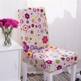 thumbnail image 4 of 4PCS Stretch Removable Washable Dining Room Chair Protector Slipcovers/Home Decor Dining Room Seat Cover Multiple Styles, 4 of 7