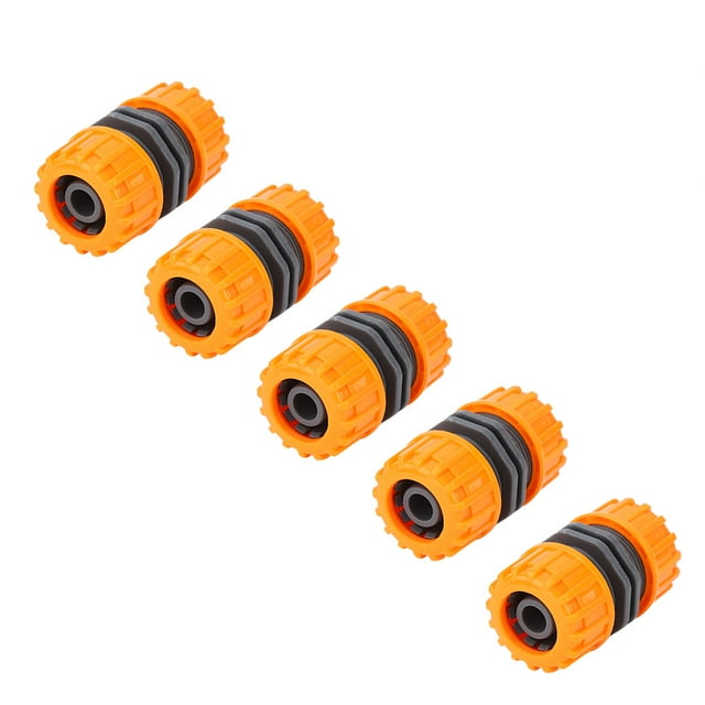 Tarente 5Pcs 1/2" Hose Extension Connector Joint Home Garden Water Hose Repairing Tool